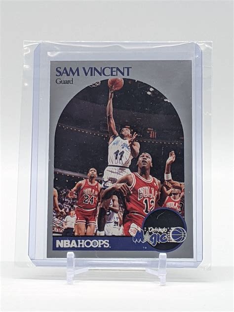 1990 NBA <b>Hoops</b> Michael Jordan & Sam Vincent Basketball <b>Card</b> / <b>Card</b> # 223 / Rare / Michael Jordan Wearing Number 12 Jersey (1). . Hoops error cards